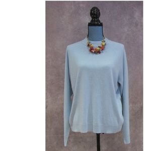NEW Designers Originals Luxelon Soft! Blue Sweater